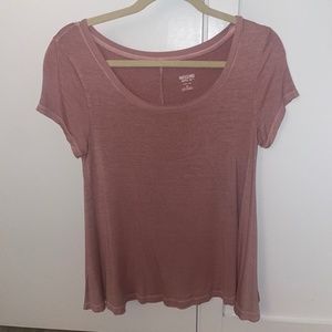 Mossimo Size XS Flowy Pink T Shirt